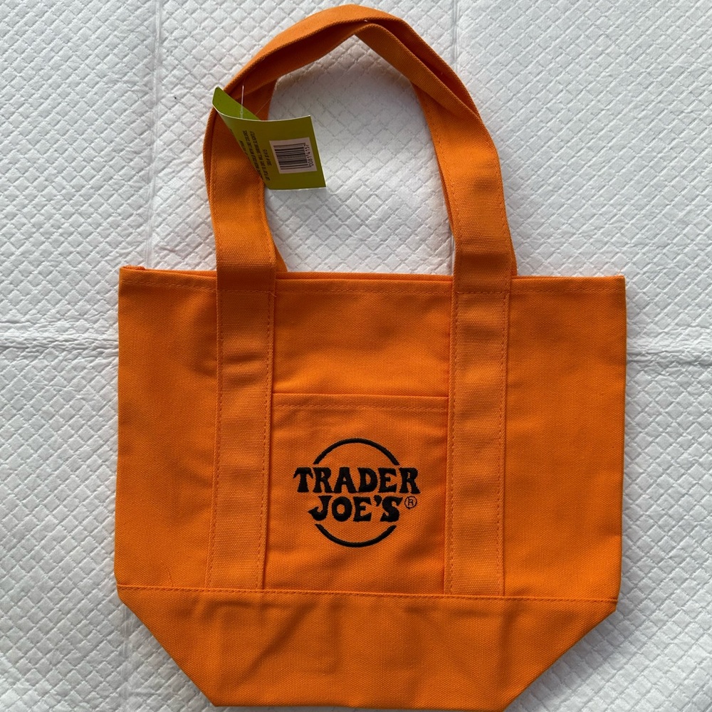 Trader Joe's Mini Canvas Tote Bag - Halloween Limited Edition